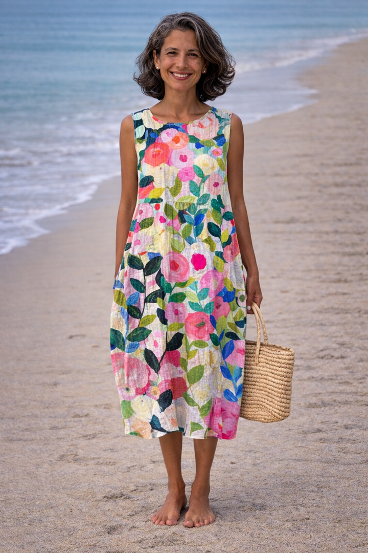 Ava | Vestito Midi Floreale